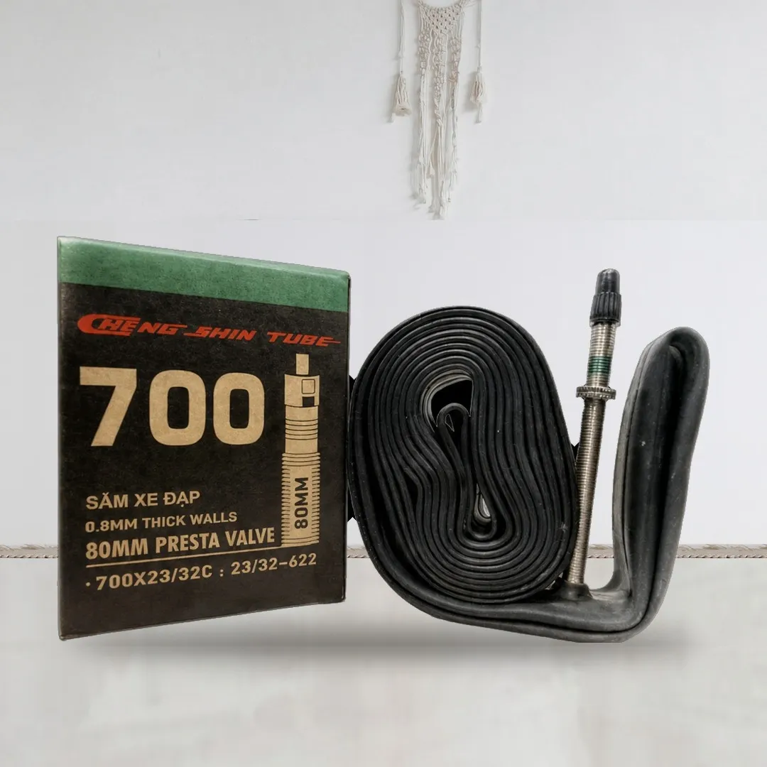Ruột (săm) xe đạp ChengShin 700x23/32C van FV80 (van Pháp 80mm)